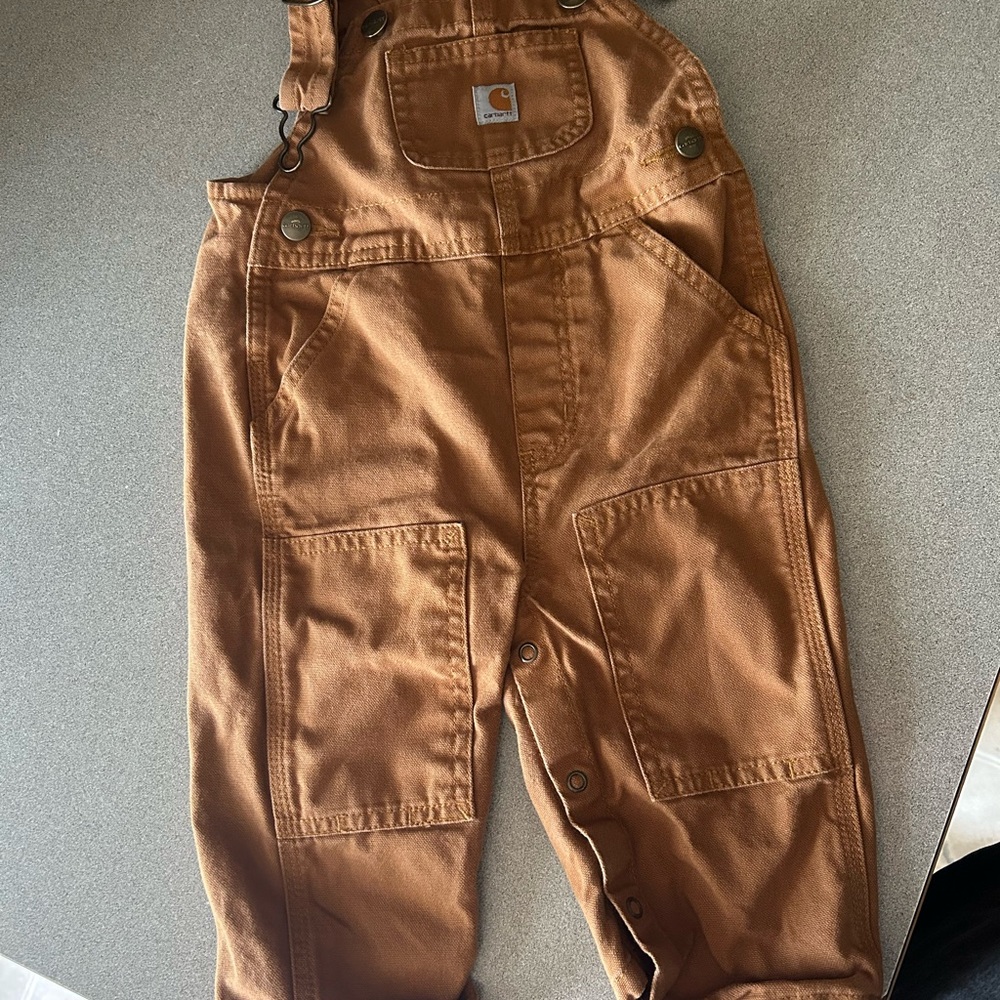 12m Carhartt Brown Overalls